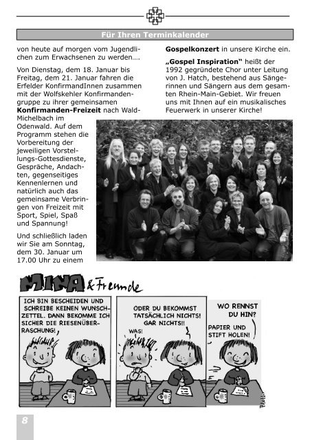 Evangelische Kirchengemeinde Erfelden Ausgabe Nr. 43 Dezember ...