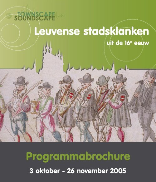 Programmabrochure - Erfgoedcel Leuven