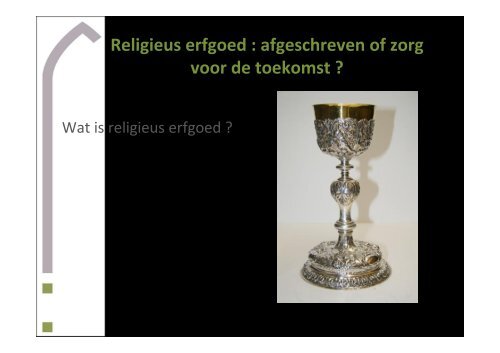 Religieus erfgoed - Erfgoedcel Mechelen