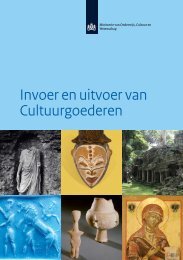 Brochure: Invoer en uitvoer van cultuurgoederen - Erfgoedinspectie