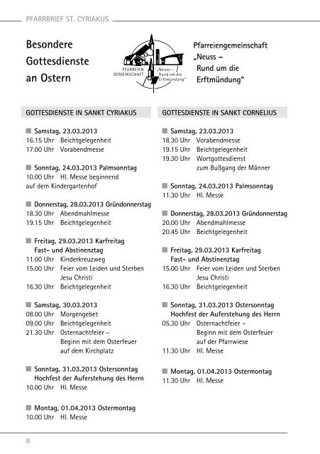 OSTERN 2013 - erftmuendung.de