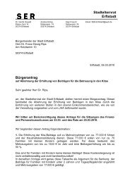 Bürgerantrag vom 06.03.2010 auf Ablehnung der ... - Stadt Erftstadt