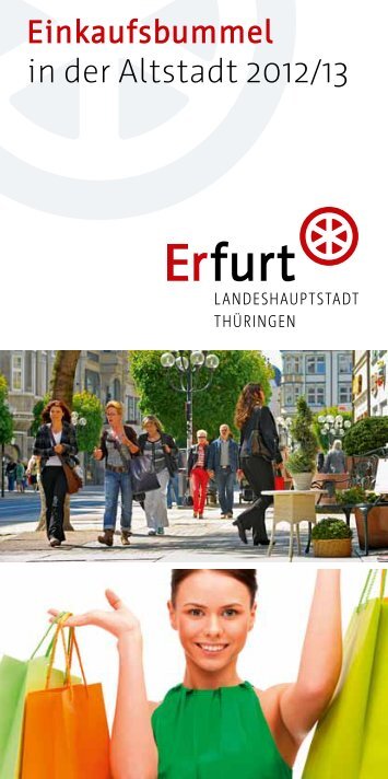 Einkaufsbummel in der Altstadt 2012/13 - Stadtmarketing Erfurt