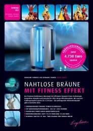 nahTLose brÄUne Mit FitneSS eFFeKt - Ergoline GmbH