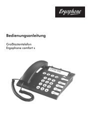 Bedienungsanleitung - Ergophone GmbH