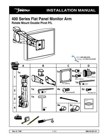 400 Series Flat Panel Monitor Arm - Ergotron