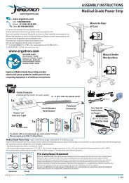 Installation Manual - Ergotron