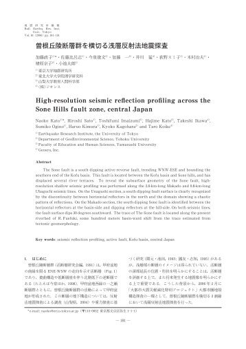 High-resolution seismic reflection profiling - ?????????