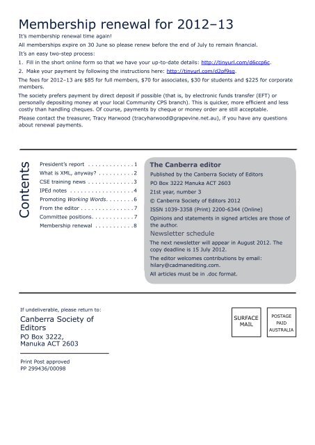 The Canberra editor May-June 2012