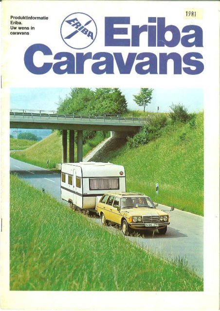 Eriba caravan brochure 1981