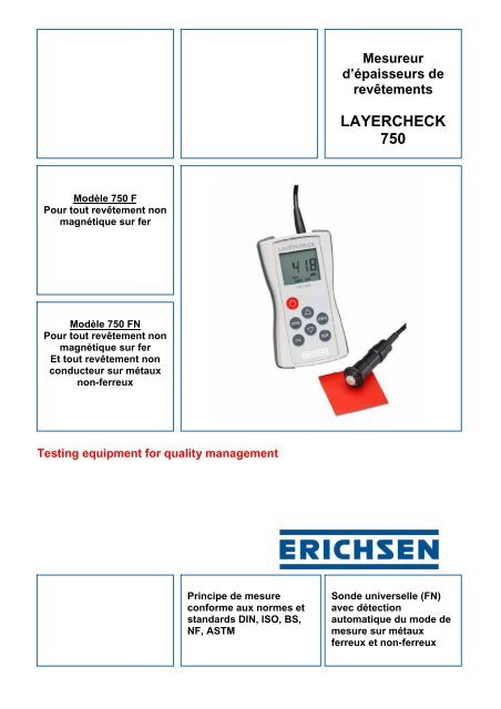 LAYERCHECK 750 - Erichsen