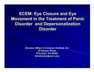 Eye Closure and Eye Movement in the Treatment of Panic Disorder ...