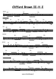 Clifford Brown II-V-I - Erik Veldkamp