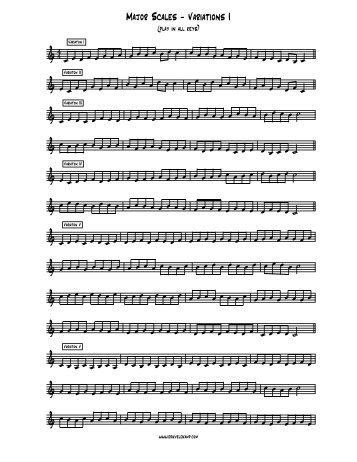 Major Scales - Variations I - Erik Veldkamp