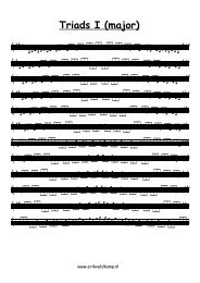 Triads I (major) - Erik Veldkamp