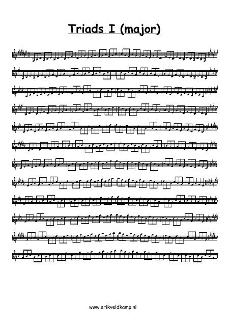 Triads I (major) - Erik Veldkamp