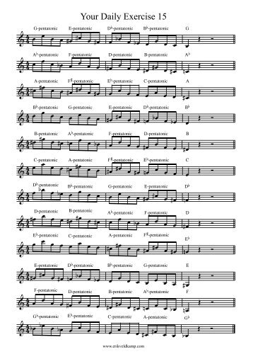 Your Daily Exercise 15 - Erik Veldkamp