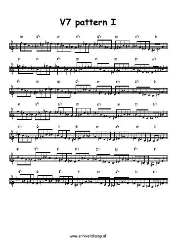 V7 pattern I - Erik Veldkamp