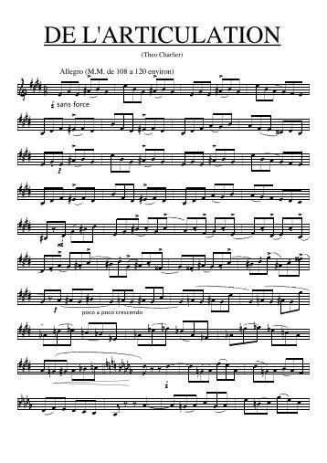 DE L'ARTICULATION - Erik Veldkamp