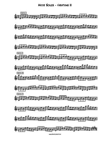 Major Scales - Variations III - Erik Veldkamp