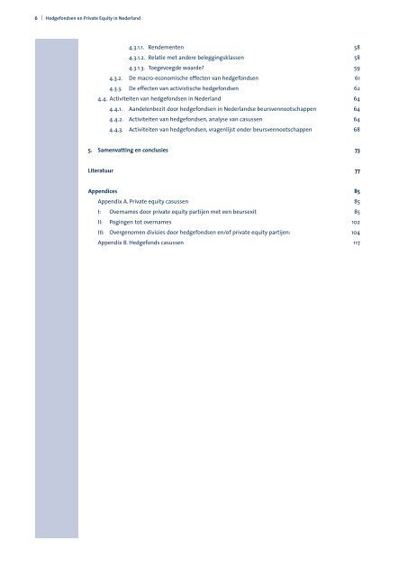 Hedgefondsen en Private Equity in Nederland - Rijksoverheid.nl