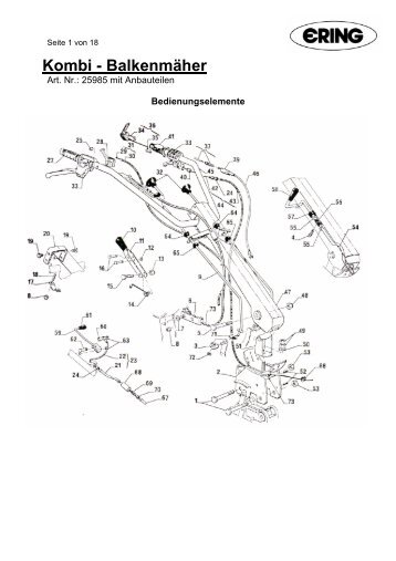 Kombi - Balkenmäher