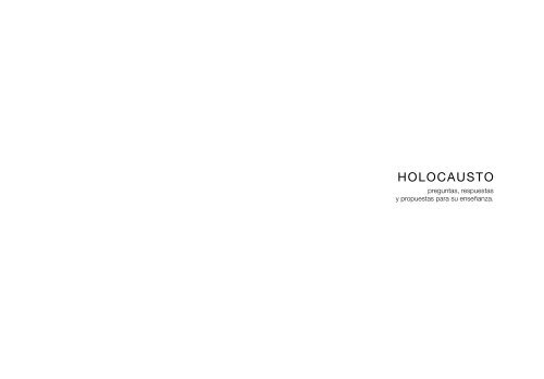 holocausto - Repositorio Institucional del Ministerio de Educación ...