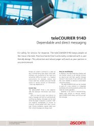 914D product brochure - Ascom UK