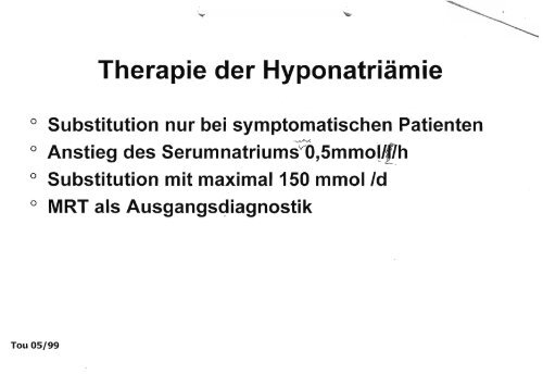 Therapie der Hyperkaliämie - Erkan Arslan