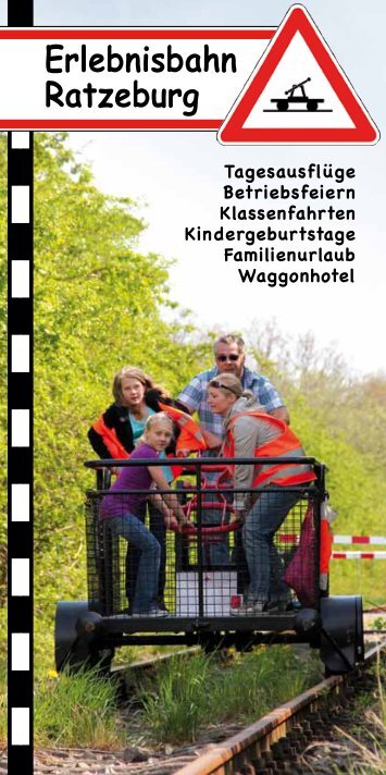Flyer 2013 - der Erlebnisbahn Ratzeburg