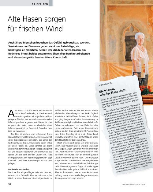 Nr. 5 / Oktober 2009 - Erlebnisbank.ch