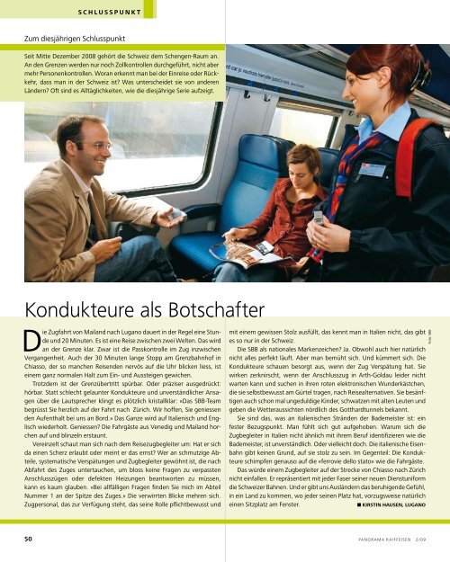 Nr. 2 / April 2009 - Erlebnisbank.ch