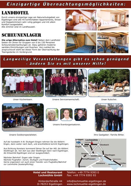 Event – Incentive - Lochmühle