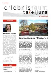 Lustwandeln im Pfarrgarten - Erlebnisraum Tafeljura