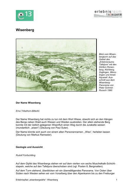 Wisenberg (pdf) - Erlebnisraum Tafeljura