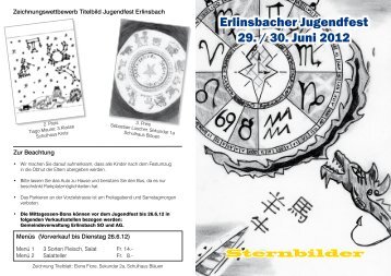 Jugendfest Programm - Gemeinde Erlinsbach SO