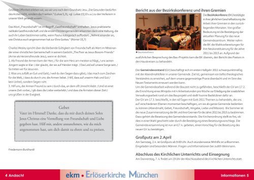 Gemeindebrief April - Mai 2011 - EMK Erlöserkirche München ...