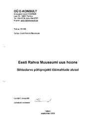 Eesti Rahva Muuseumi uus hoone Sihteelarve põhiprojekti ...