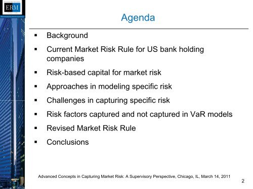 Advanced Concerts in Capturing Market Risk: A ... - ERM Symposium