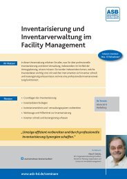 Inventarisierung und Inventarverwaltung im Facility Management