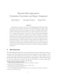 Bayesian Risk Aggregation: Correlation ... - ERM Symposium