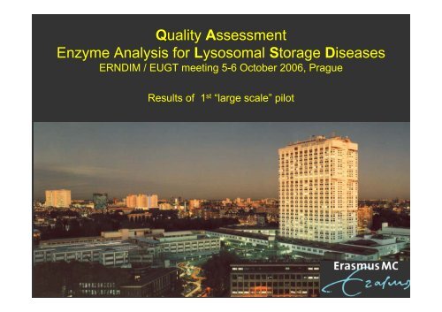 Quality Assessment Enzyme Analysis for Lysosomal ... - ERNDIM