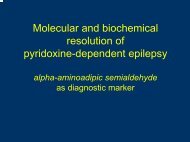 pyridoxine-dependent epilepsy - ERNDIM
