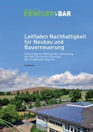 Leitfaden Nachhaltigkeit für Neubau und ... - ERNEUER:BAR