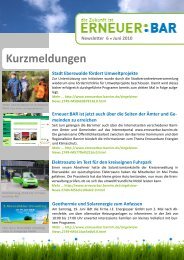 Newsletter 6/Juni 2010 - Erneuer:Bar - Barnim.de