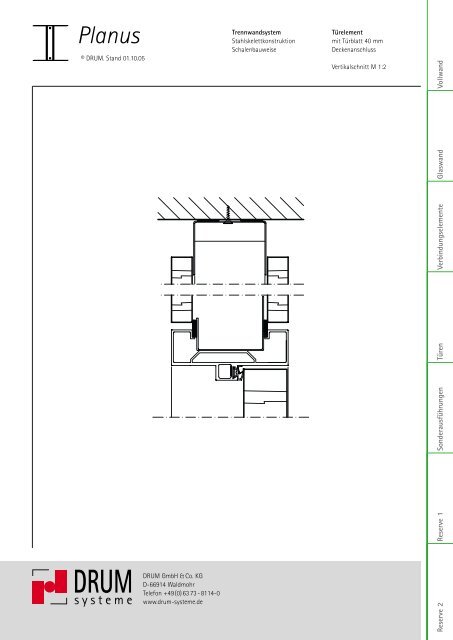 Detailzeichnungen (PDF) - DRUM Systeme