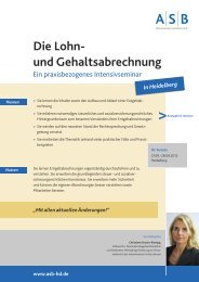 Die Lohn- und Gehaltsabrechnung - ASB Bildungsgruppe ...