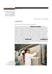 maybrief 25, Nov. 2008 - Ernst-May-Gesellschaft e.V.