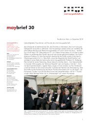 maybrief 30 - Ernst-May-Gesellschaft e.V.