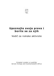 Upoznajte svoja prava i borite se za njih - European Roma Rights ...